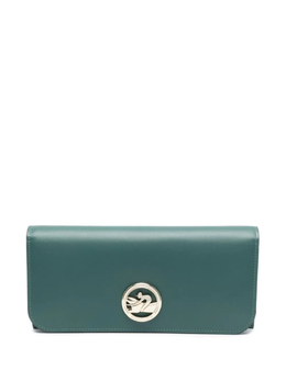 Longchamp: Зелёный кошелёк 