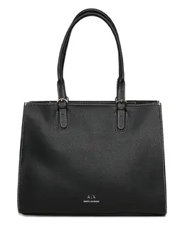 Armani Exchange: Чёрная сумка 