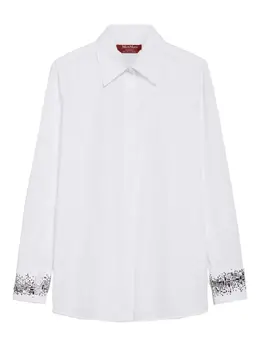 Max Mara: Рубашка со стразами 