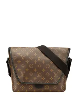 Louis Vuitton Pre-Owned: Коричневая сумка через плечо 