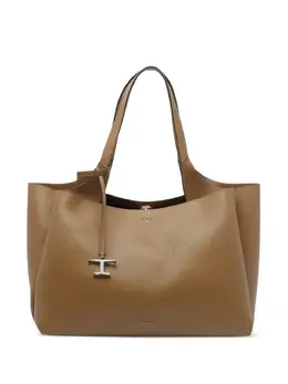 Tod's: Коричневая сумка-шоппер  T