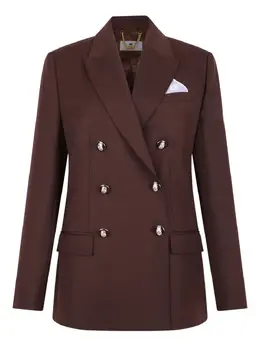 Elisabetta Franchi: Двубортный жакет 
