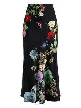 alice + olivia: Юбка с растительным принтом 