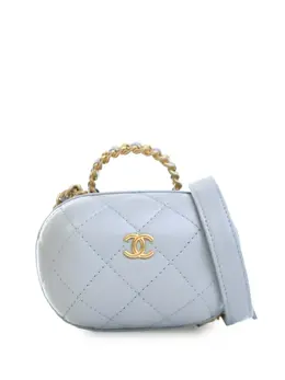 CHANEL Pre-Owned: Голубая сумка 