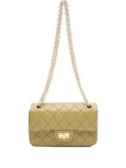 CHANEL Pre-Owned: Зелёная сумка 