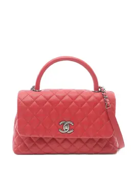 CHANEL Pre-Owned: Красная сумка-шоппер 
