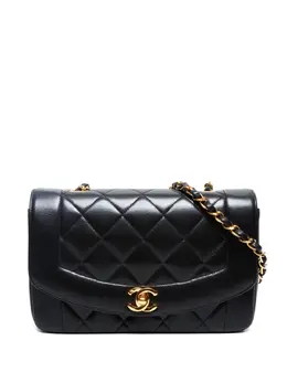 CHANEL Pre-Owned: Чёрная сумка через плечо 