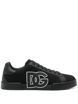 Dolce & Gabbana: Чёрные кеды 