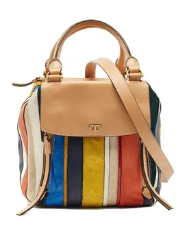 Tory Burch: Сумка-шоппер в полоску 