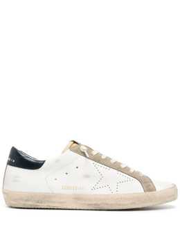 Golden Goose: Белые кеды  Super Star