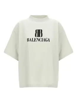 Balenciaga: Футболка с принтом 