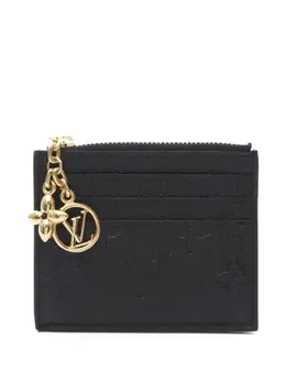 Louis Vuitton Pre-Owned: Чёрный картхолдер 