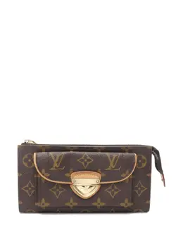 Louis Vuitton Pre-Owned: Коричневый кошелёк 