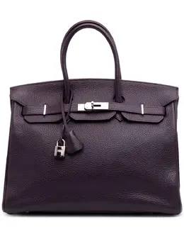 Hermès Pre-Owned: Фиолетовая сумка 