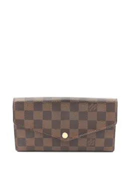 Louis Vuitton Pre-Owned: Коричневый кошелёк 