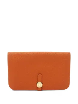 Hermès Pre-Owned: Оранжевый кошелёк 