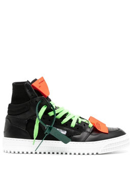 Off-White: Чёрные кеды  Off Court
