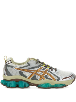 Asics: Серые кроссовки 