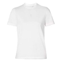 Burberry: Хлопковая футболка  Monogram