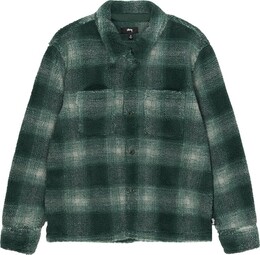Stussy: Зелёная рубашка 