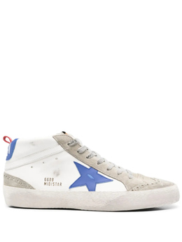 Golden Goose: Белые кроссовки  Mid Star