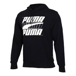 PUMA: Чёрная толстовка 
