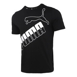 PUMA: Чёрная футболка 
