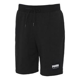 PUMA: Чёрные шорты  Essentials