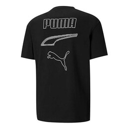 PUMA: Чёрная футболка  Rebel