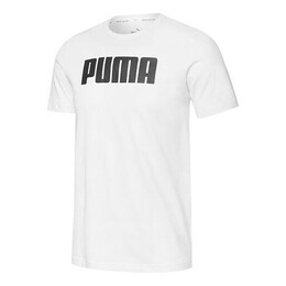 PUMA: Белая футболка  Active