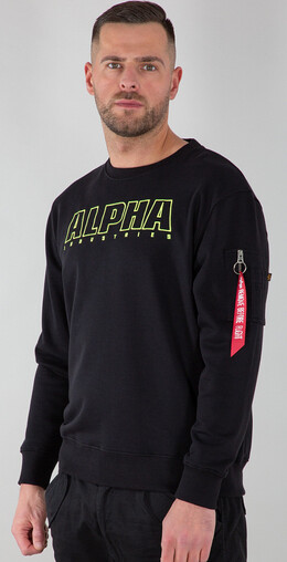 Alpha Industries: Свитер с вышивкой 
