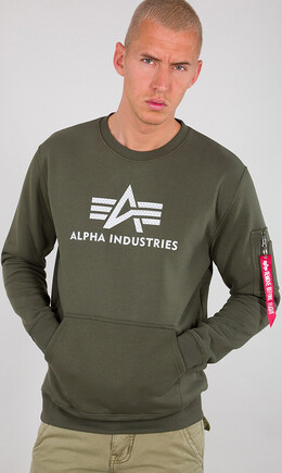 Alpha Industries: Зелёная толстовка 
