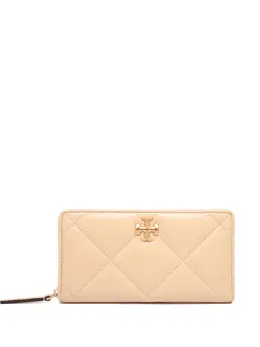 Tory Burch: Бежевый кошелёк  Kira