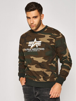 Alpha Industries: Зелёная толстовка 