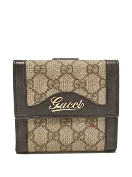 Gucci Pre-Owned: Коричневый кошелёк 