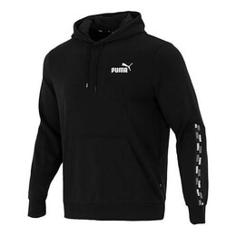 PUMA: Чёрная толстовка  Essentials