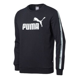 PUMA: Чёрная толстовка 