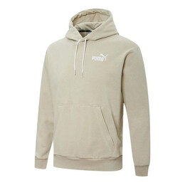 PUMA: Бежевая толстовка  Ess