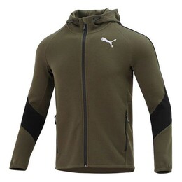 PUMA: Зелёная толстовка 