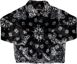 Supreme: Куртка  Bandana из искусственного меха