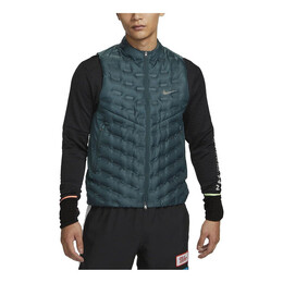 Nike: Зелёный жилет  Therma
