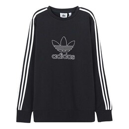 Adidas: Чёрная толстовка  Originals
