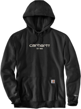 Carhartt: Чёрная толстовка 