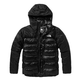 The North Face: Чёрная куртка  Logo