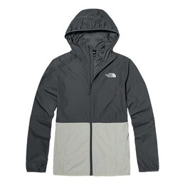 The North Face: Серая куртка 