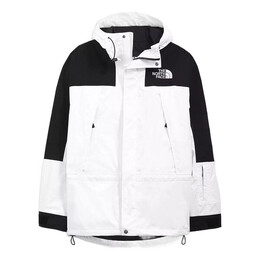 The North Face: Белая куртка  Logo