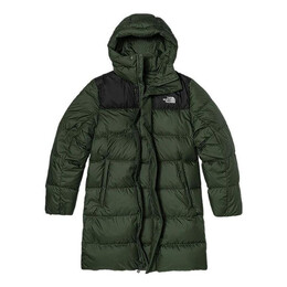 The North Face: Зелёная куртка 