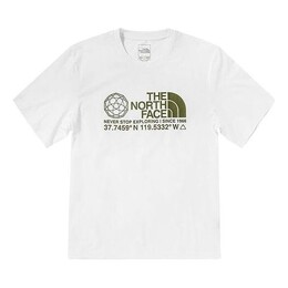The North Face: Белая футболка 
