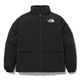 The North Face: Чёрная куртка  Logo