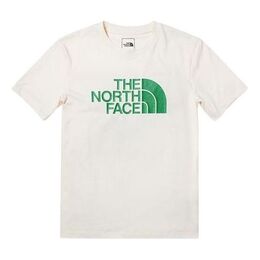 The North Face: Бежевая футболка  Logo
